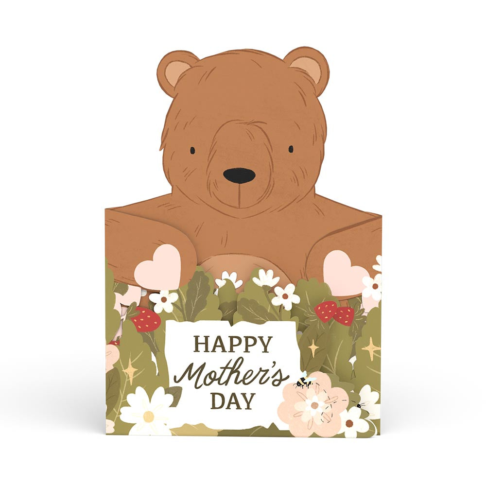 I Love You Beary Much Mother's Day Tri-Fold Card