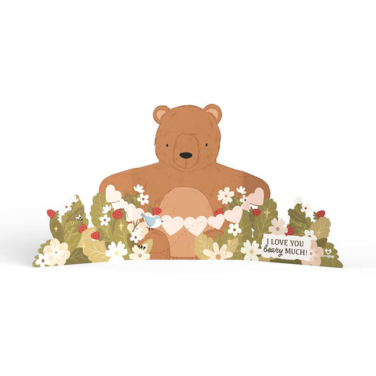 I Love You Beary Much Mother's Day Tri-Fold Card