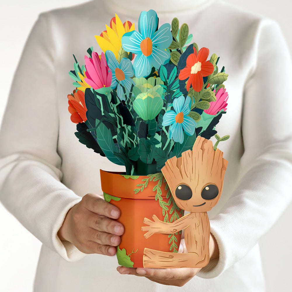 marvel groot plant pot Marvel's Guardians of the Galaxy Groot Flower Buds Bouquet