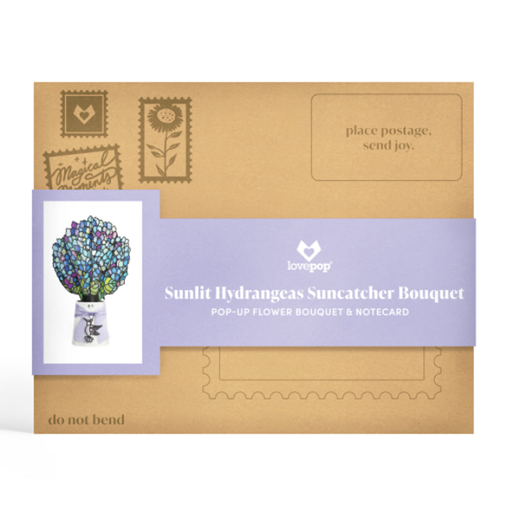 Just Because Hummingbird Pop-Up Card & Suncatcher Bouquet Bundle