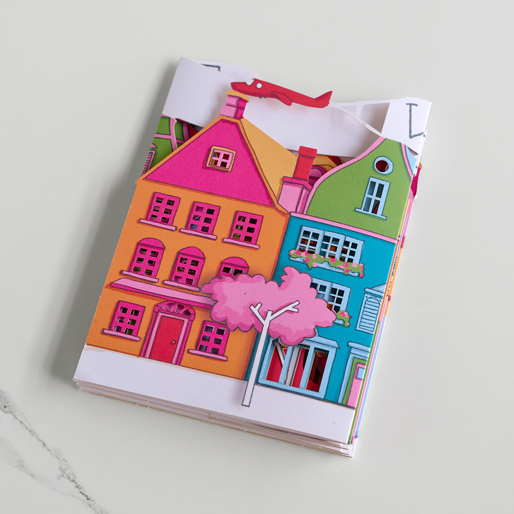 Welcome to the Gayborhood Loooooong Card™ (Expands to 2 feet)