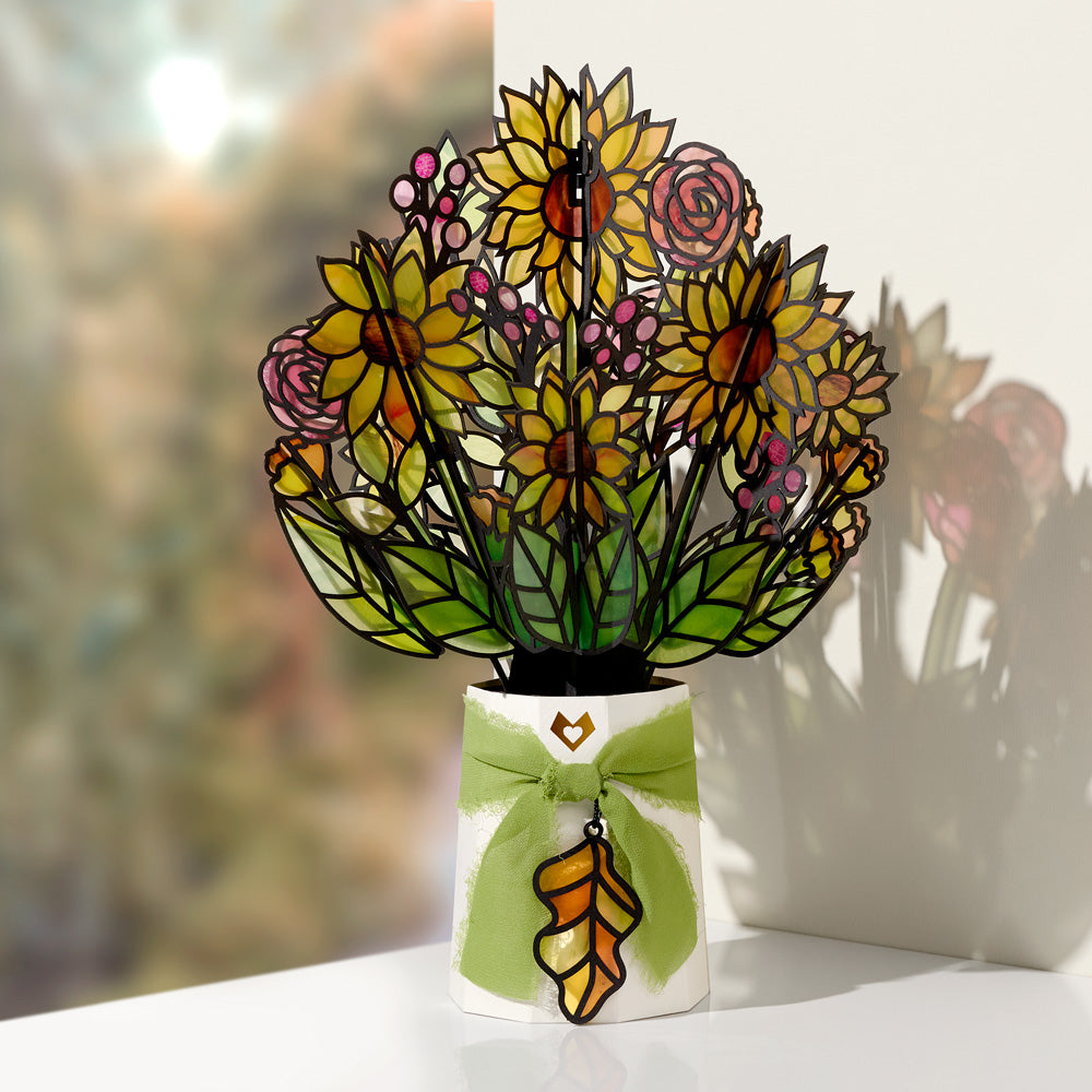 Golden Hour Sunflower Suncatcher Bouquet