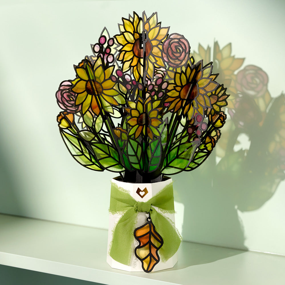 Golden Hour Sunflower Suncatcher Bouquet