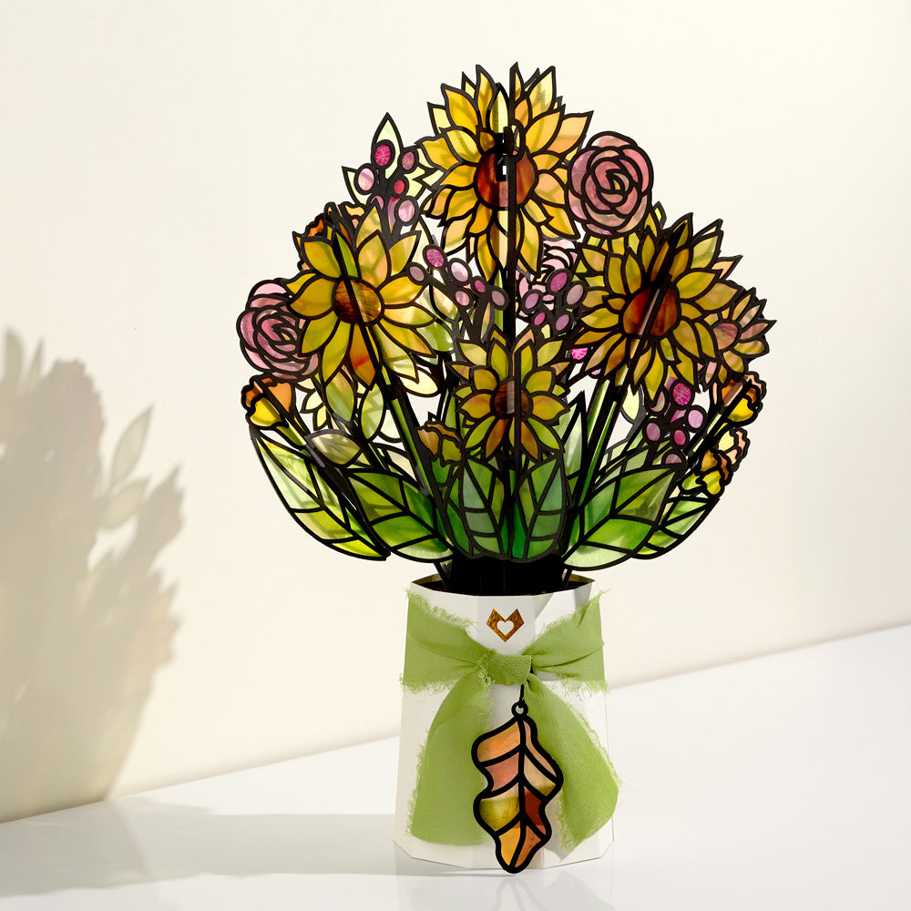 Golden Hour Sunflower Suncatcher Bouquet