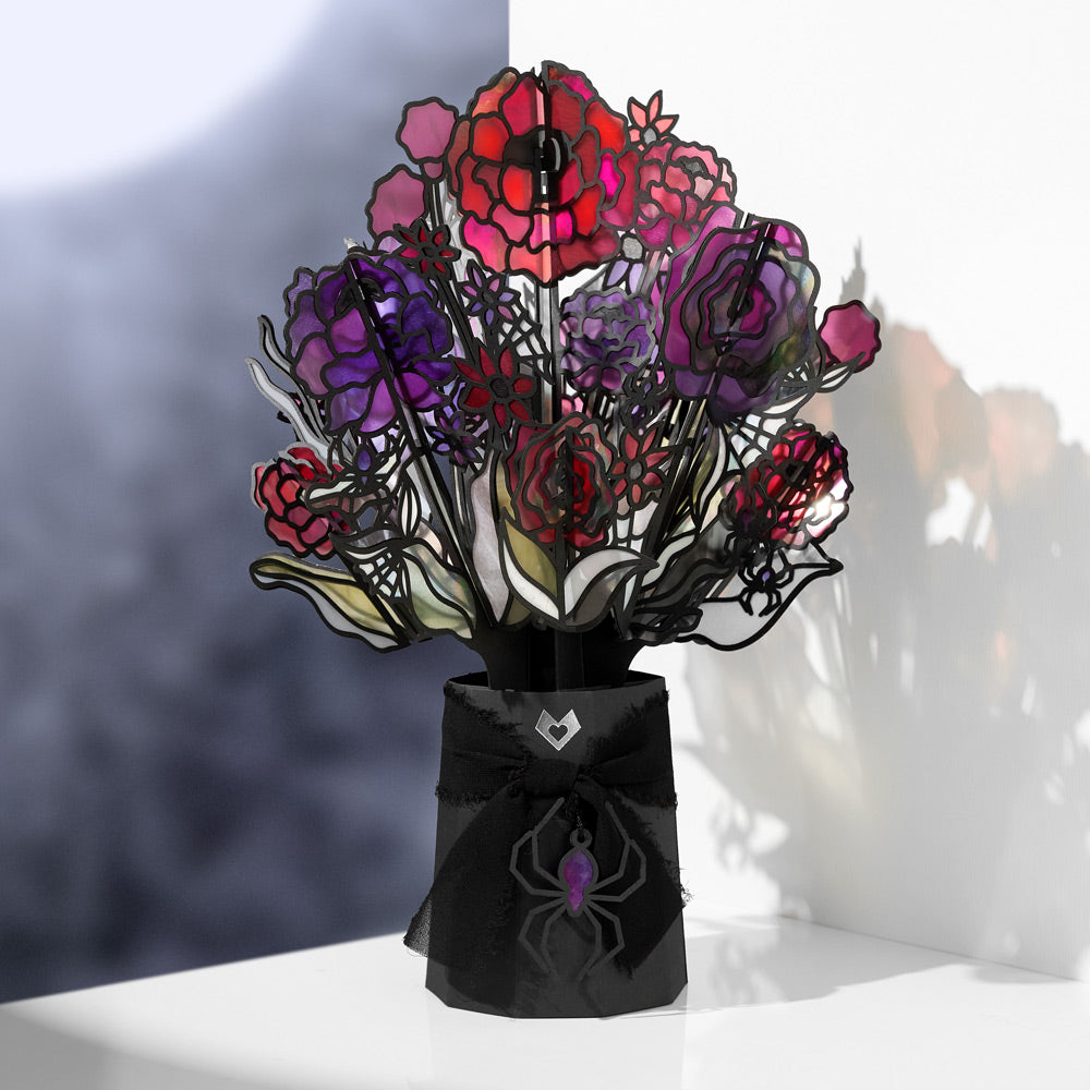 Moonlit Amethyst Suncatcher Bouquet