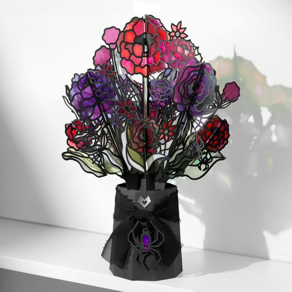 Moonlit Amethyst Suncatcher Bouquet