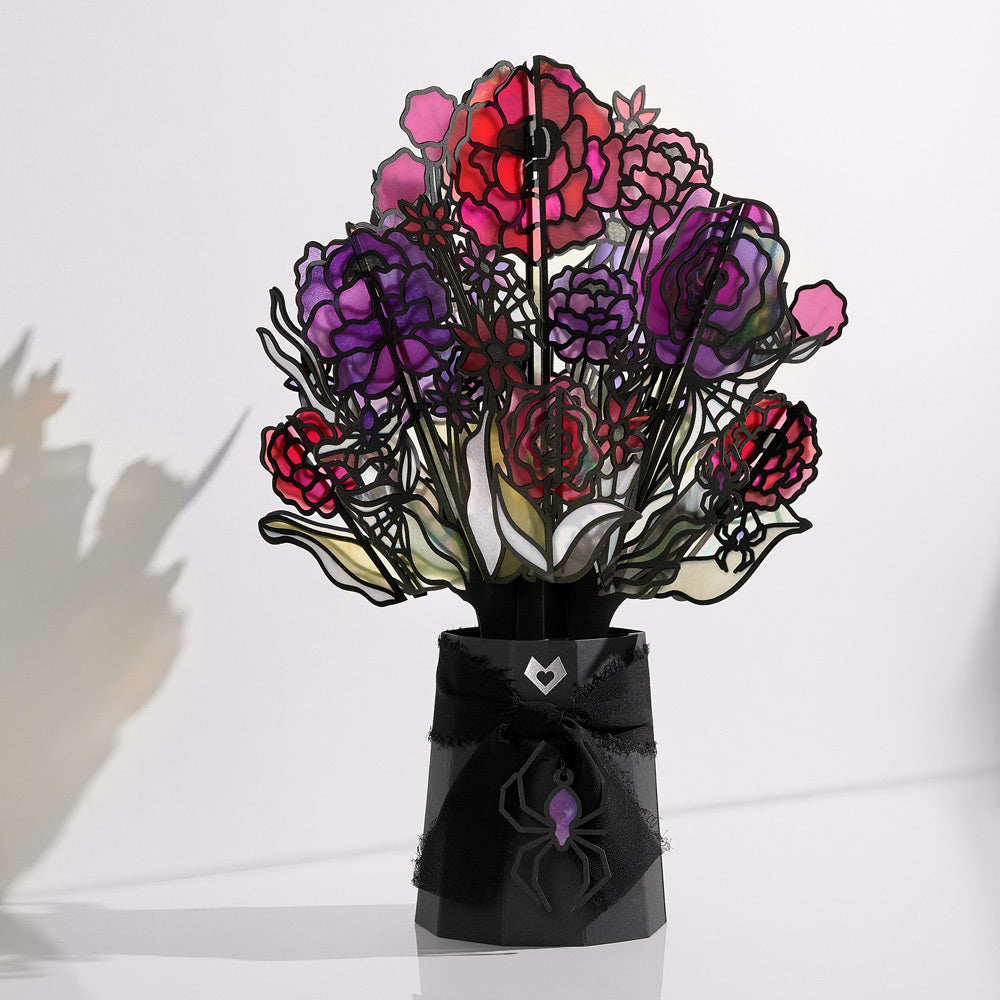 Moonlit Amethyst Suncatcher Bouquet