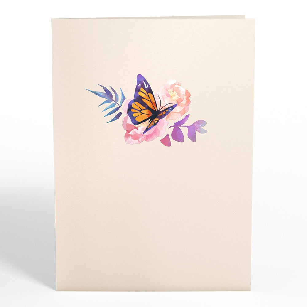Monarch Butterfly Pop-Up Card