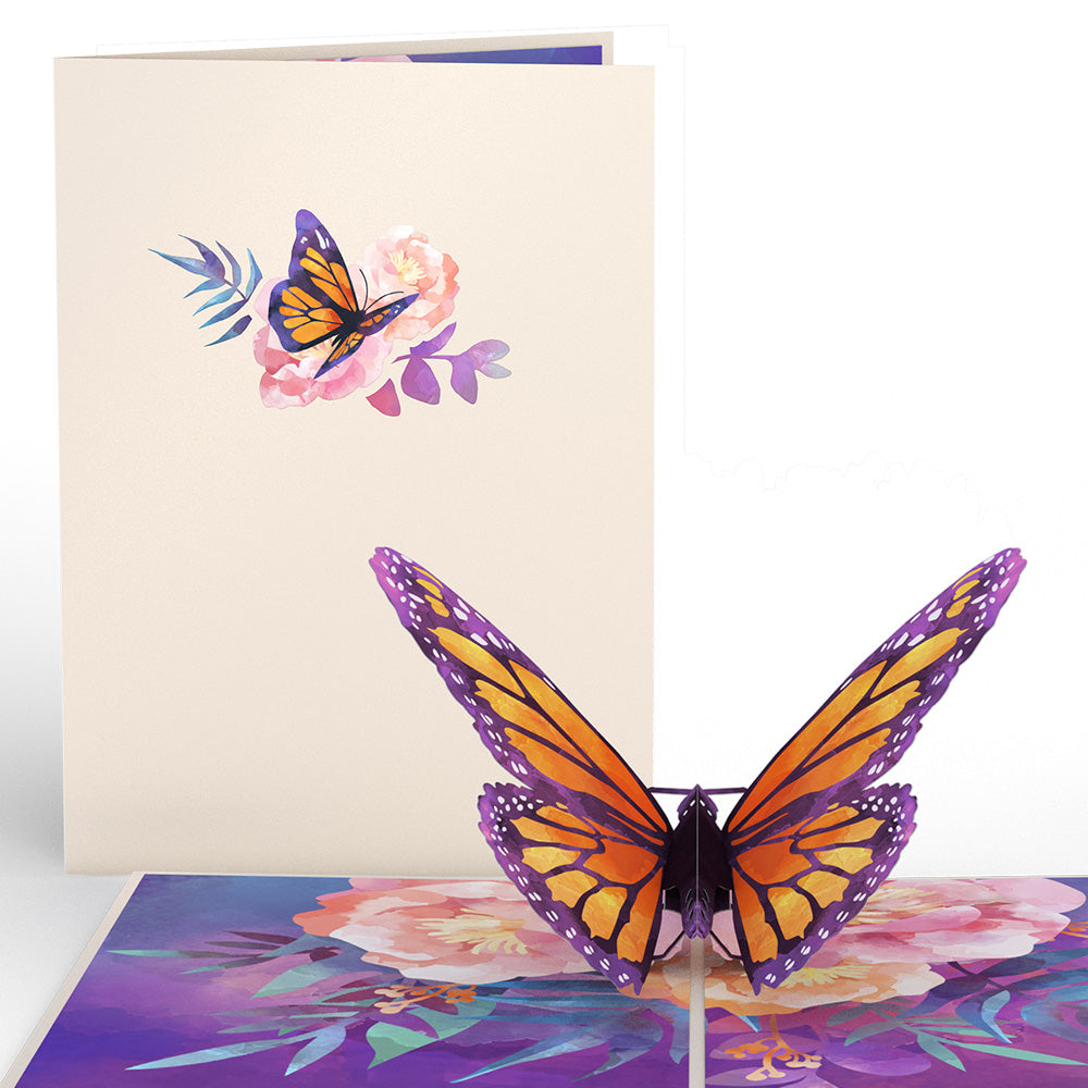 Monarch Butterfly Pop-Up Card