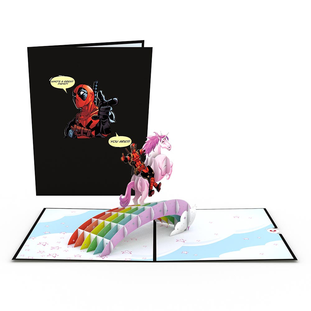 Marvel's Deadpool: Greatest Papa Pop-Up Card