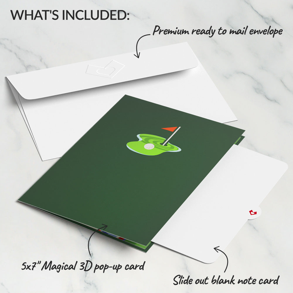 Hole in One Pop-Up Card
