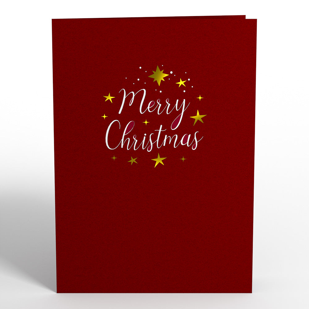 Stained Glass Christmas Chapel Pop-Up Card