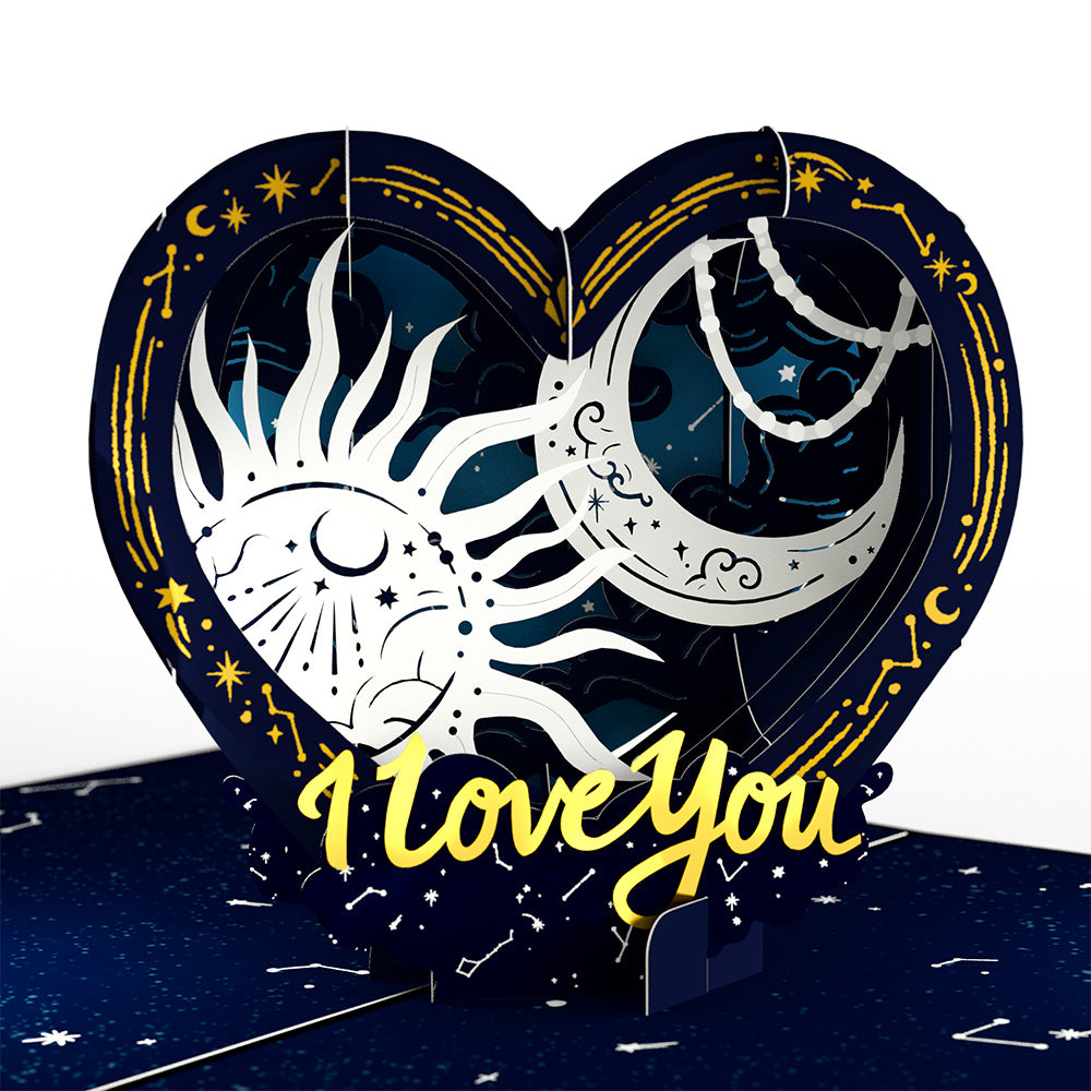 Celestial Love Pop-Up Card and Pisces Aquarius Sentiment Set