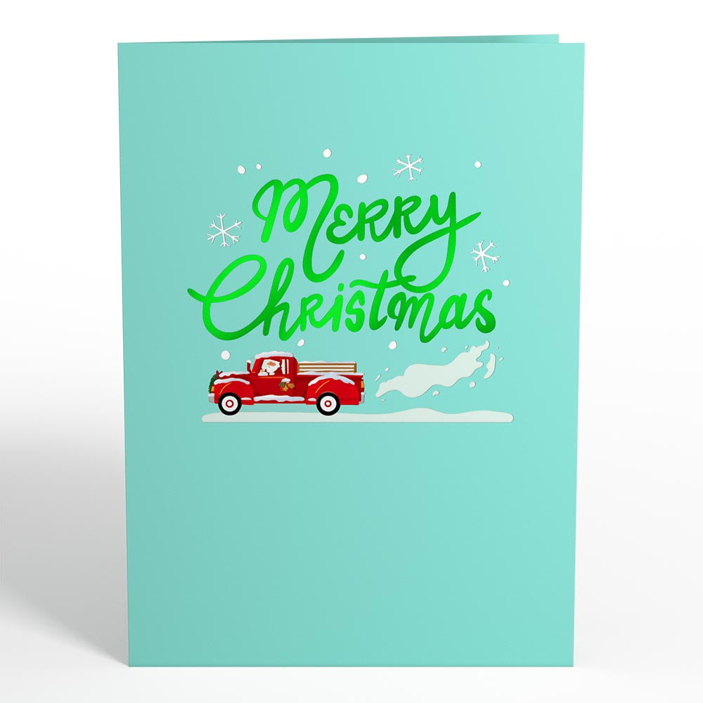 Christmas Truck Pop-Up Card