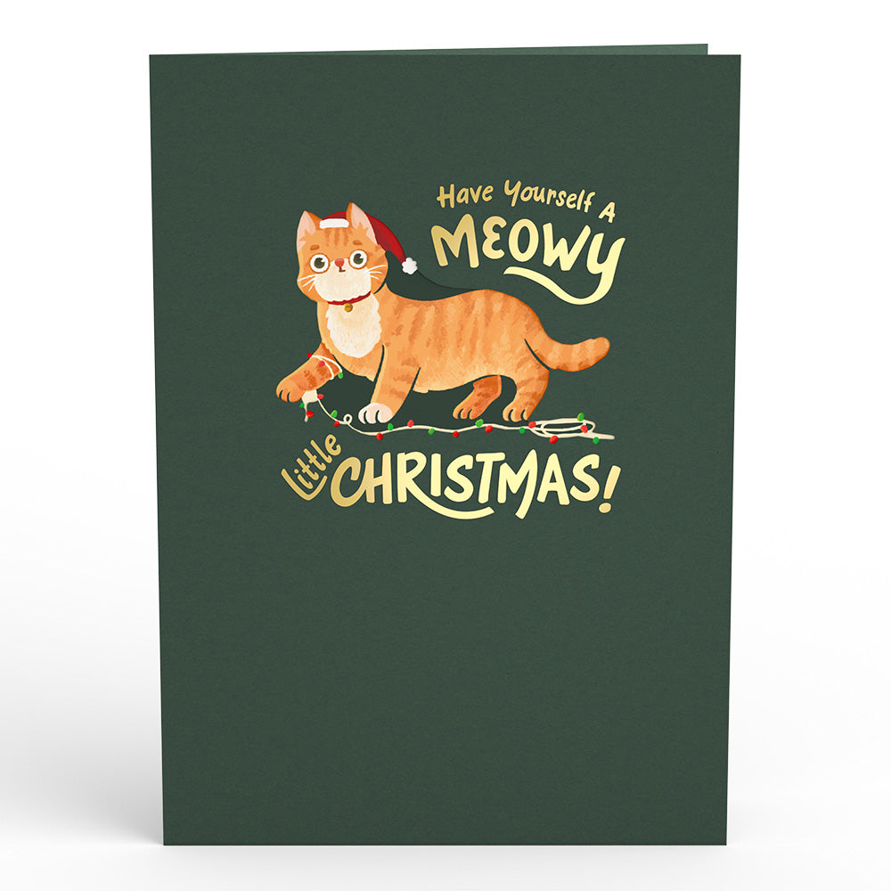 Meowy Little Christmas Cats Pop-Up Card