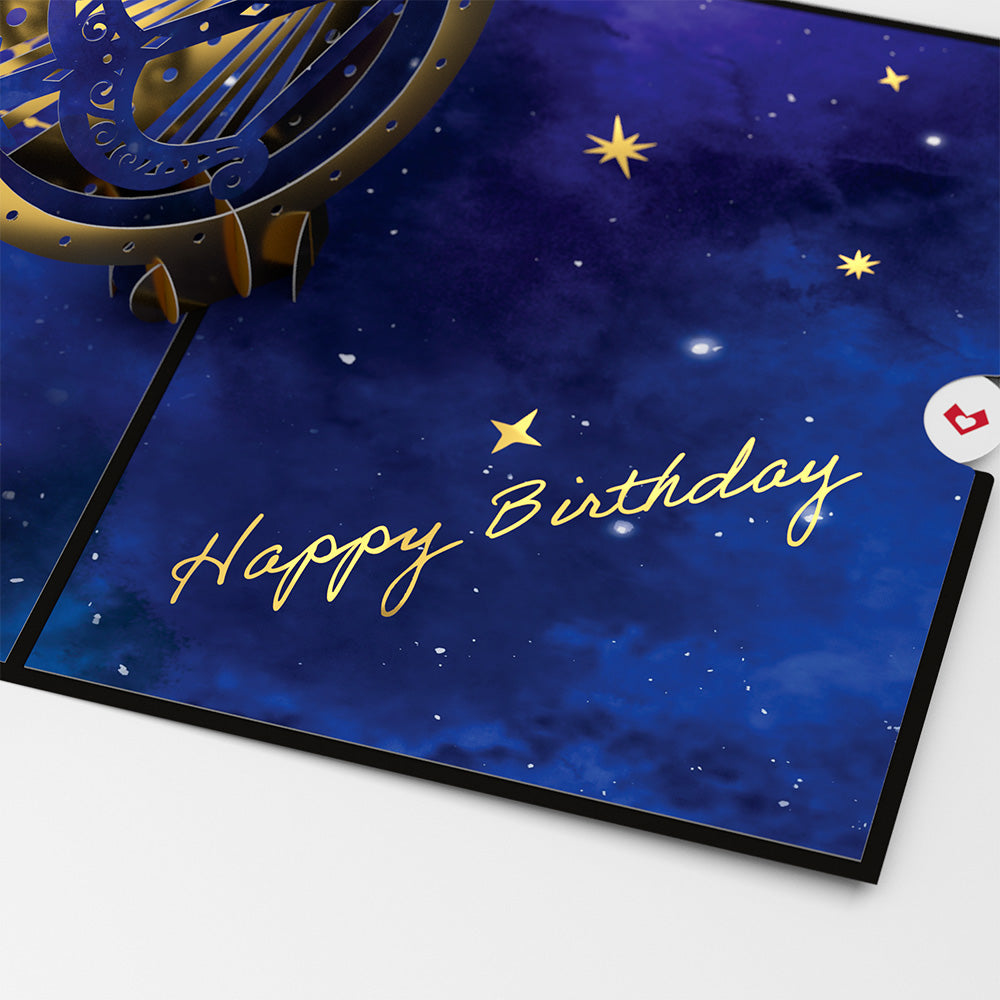 Sagittarius Zodiac Birthday Pop-Up Card