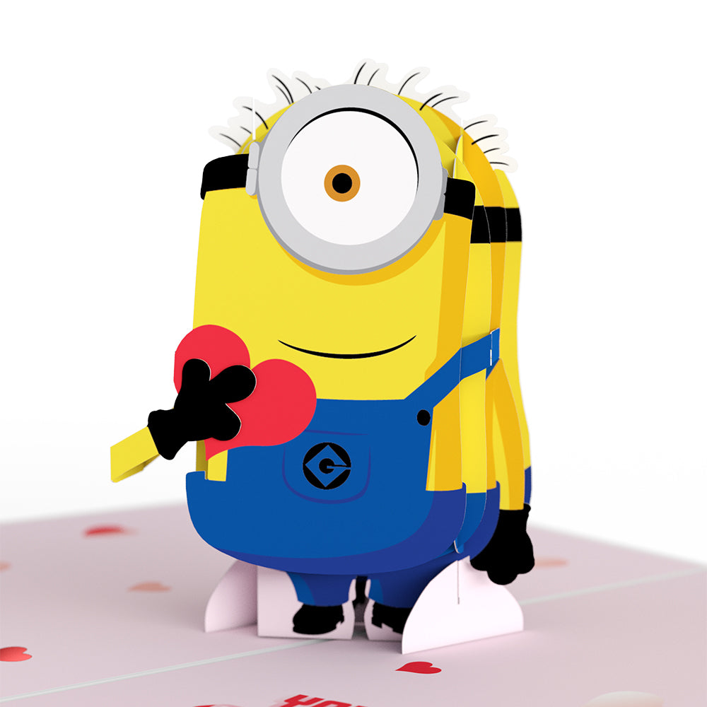 Minions Eye Love You Pop-Up Card