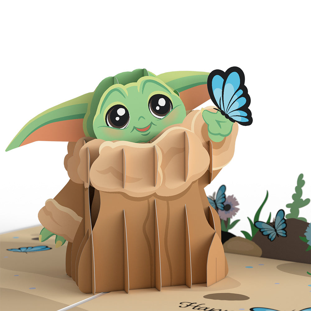 Star Wars™ The Mandalorian™ Grogu™ Mother's Day Butterfly Pop-Up Card