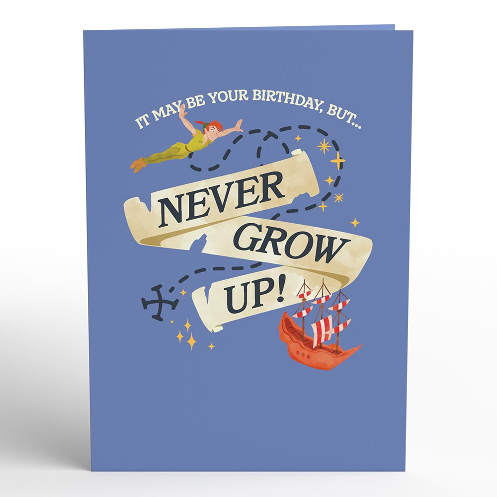 Disney's Peter Pan Neverland Birthday Pop-Up Card