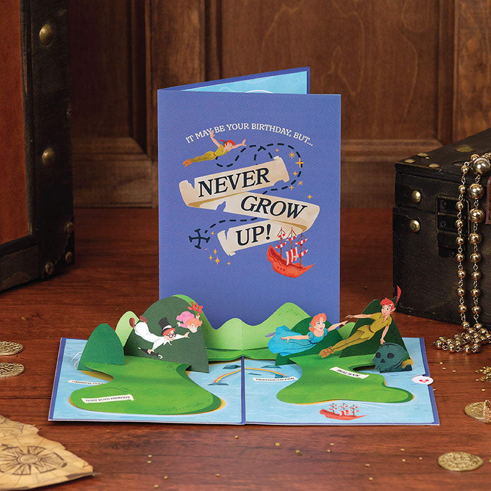 Disney's Peter Pan Neverland Birthday Pop-Up Card