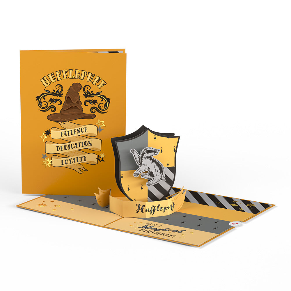 Harry Potter Hufflepuff™ Birthday Pop-Up Card