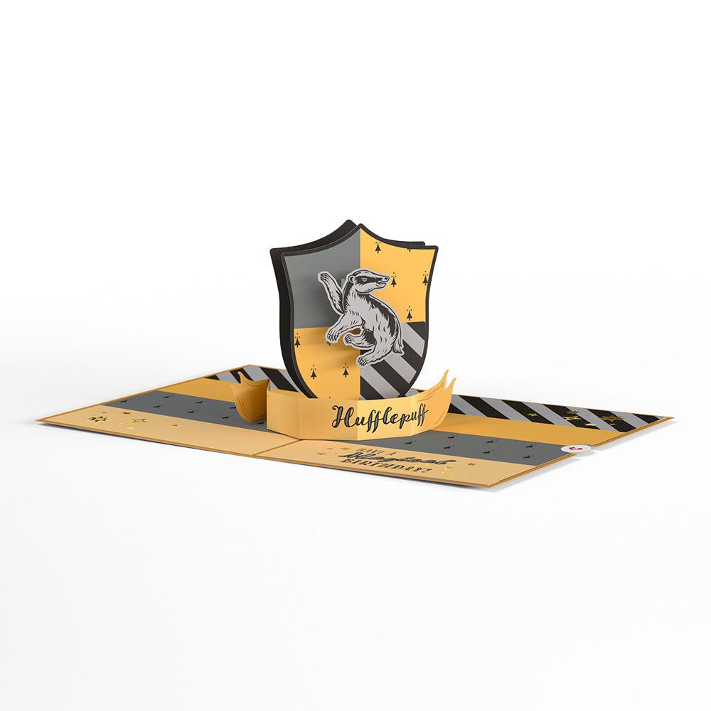 Harry Potter Hufflepuff™ Birthday Pop-Up Card