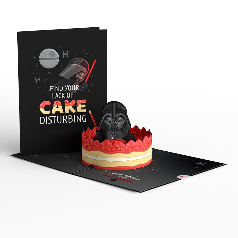 Star Wars™ Darth Vader™ Birthday Cake Pop-Up Card