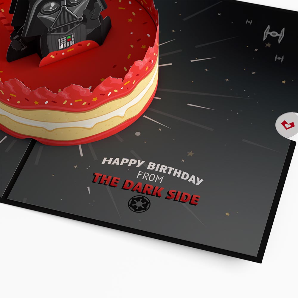 Star Wars™ Darth Vader™ Birthday Cake Pop-Up Card