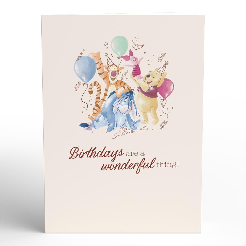 Disney's Winnie The Pooh Tigger Wonderful Birthday Pop-Up Card