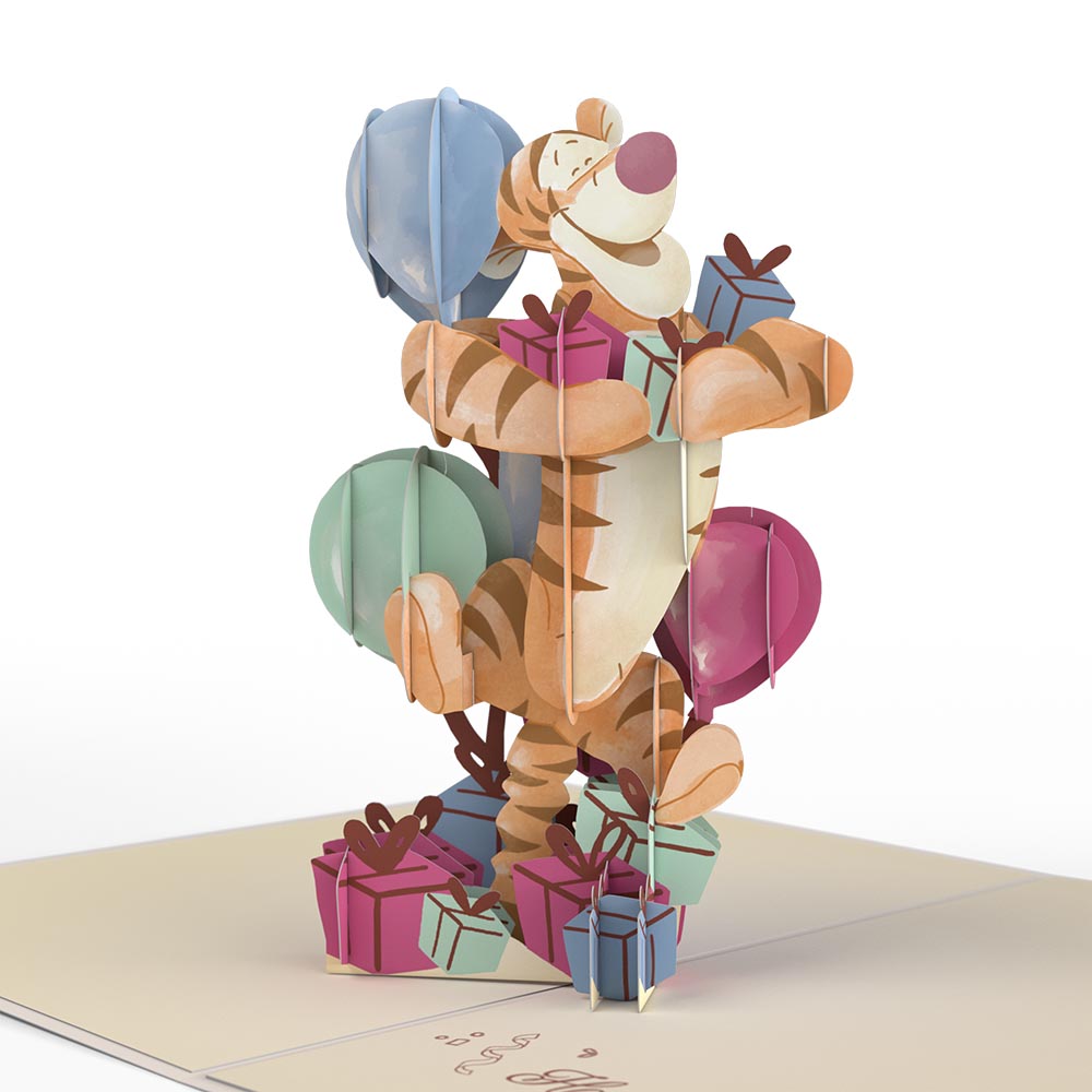 Disney's Winnie The Pooh Tigger Wonderful Birthday Pop-Up Card