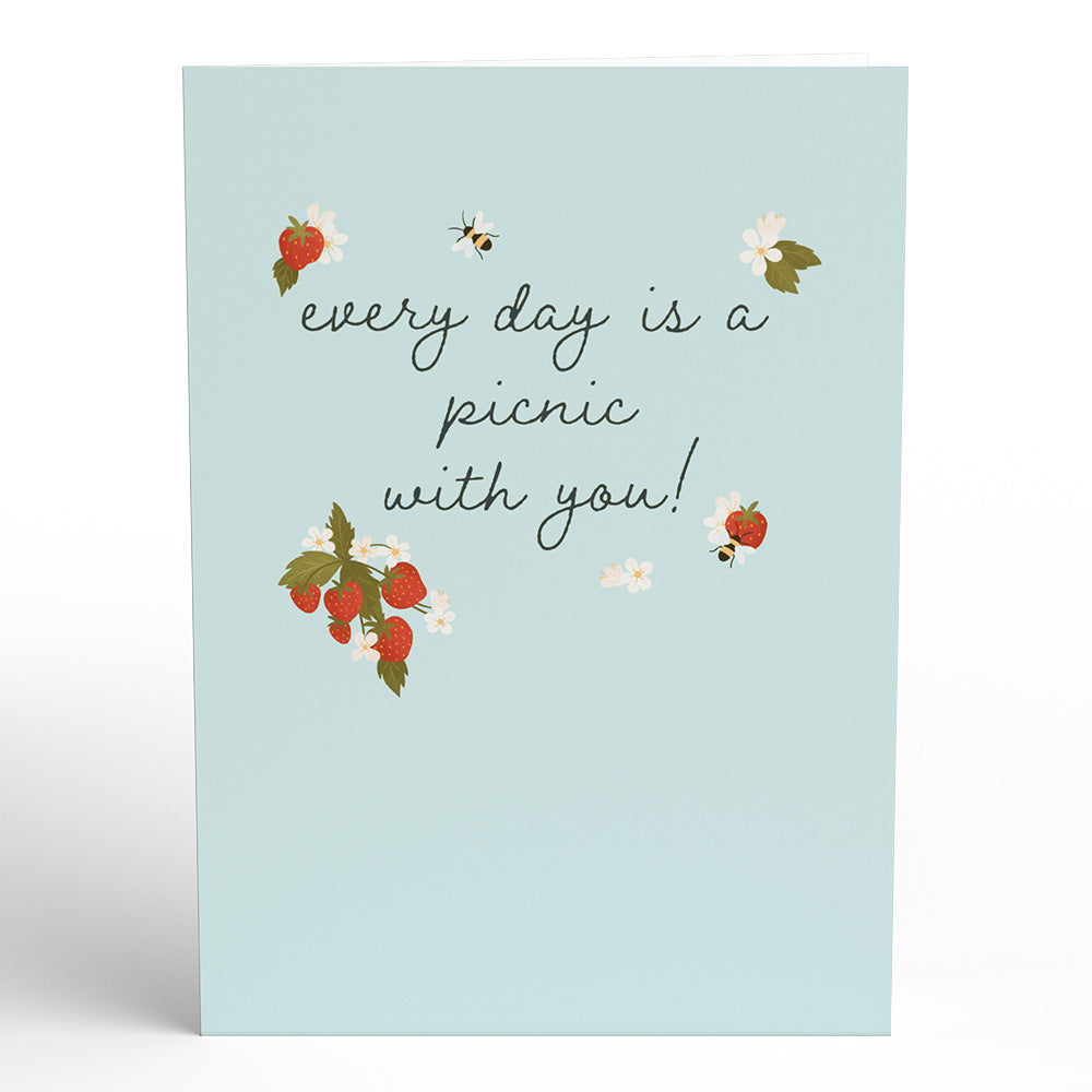 Every Day is a Picnic with You Pop-Up Card