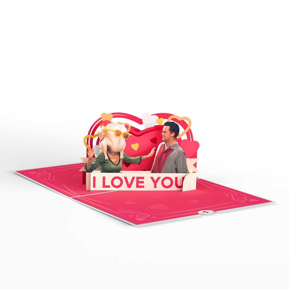 Friends You're So Great, I Love You Pop-Up Card