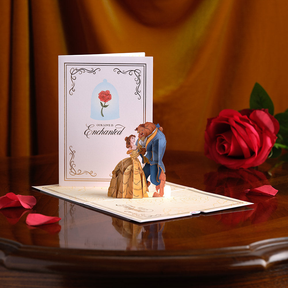 Disney’s Beauty and The Beast Enchanted Love Pop-Up Card – Lovepop