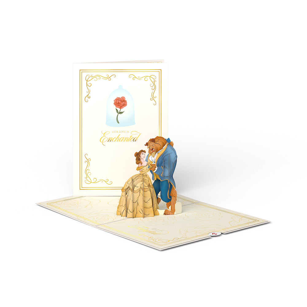 Disney's Beauty and The Beast Enchanted Love Pop-Up Card