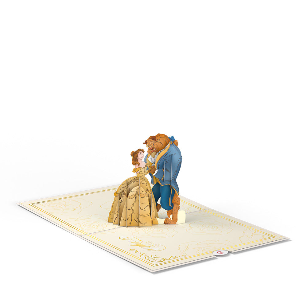 Disney's Beauty and The Beast Enchanted Love Pop-Up Card