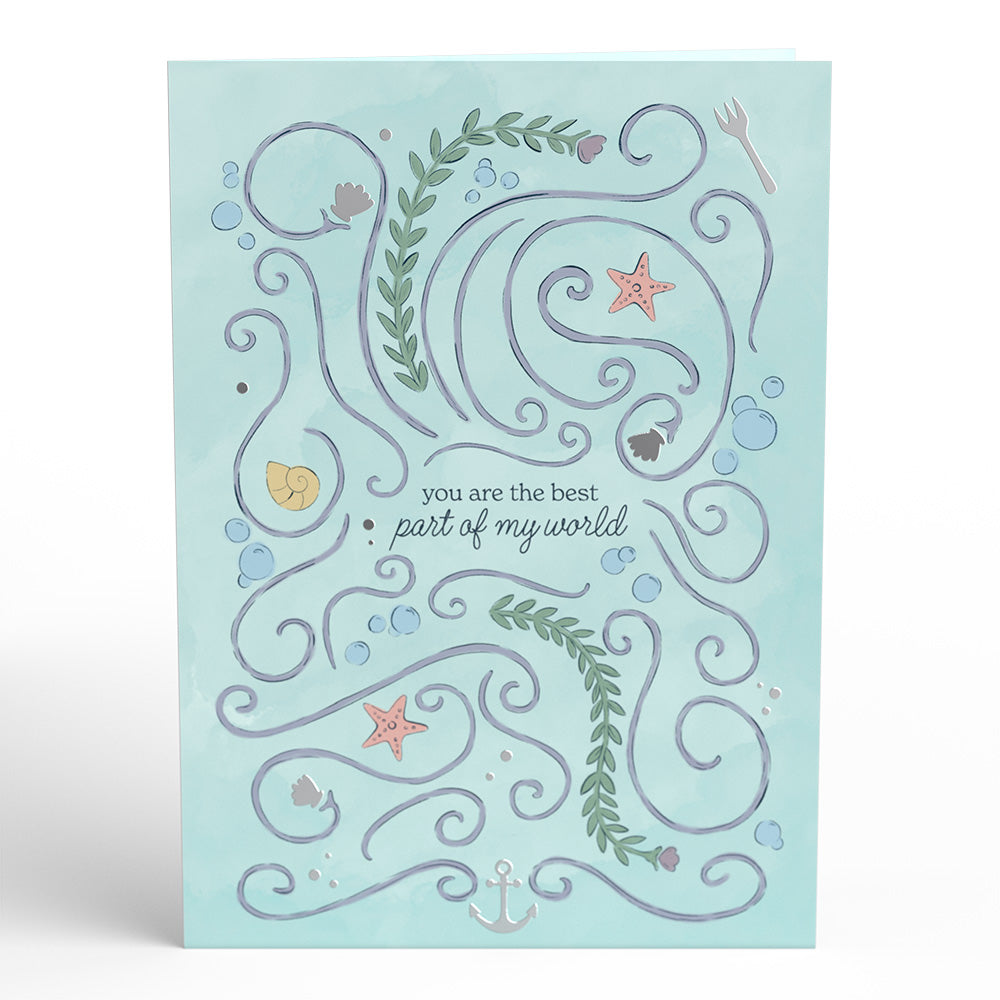 Disney's The Little Mermaid Ariel & Prince Eric Pop-Up Card