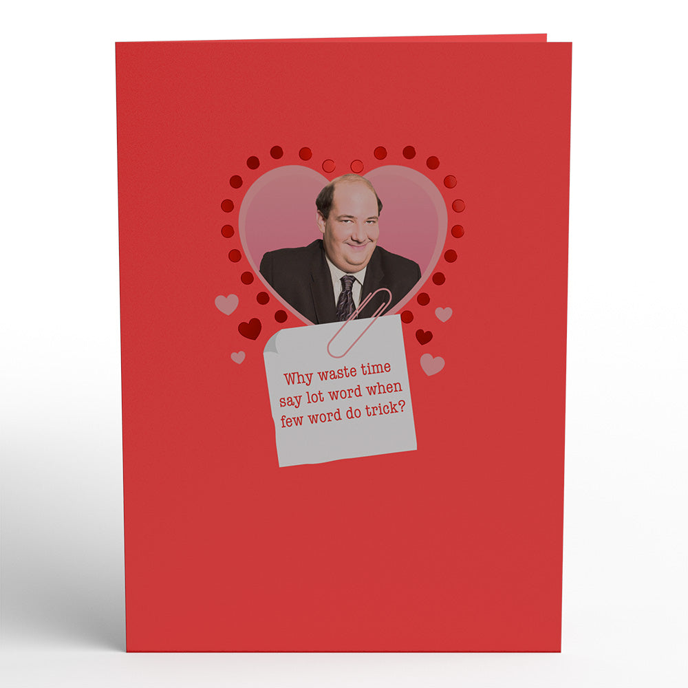 The Office Kevin Valentine Pop-Up Card