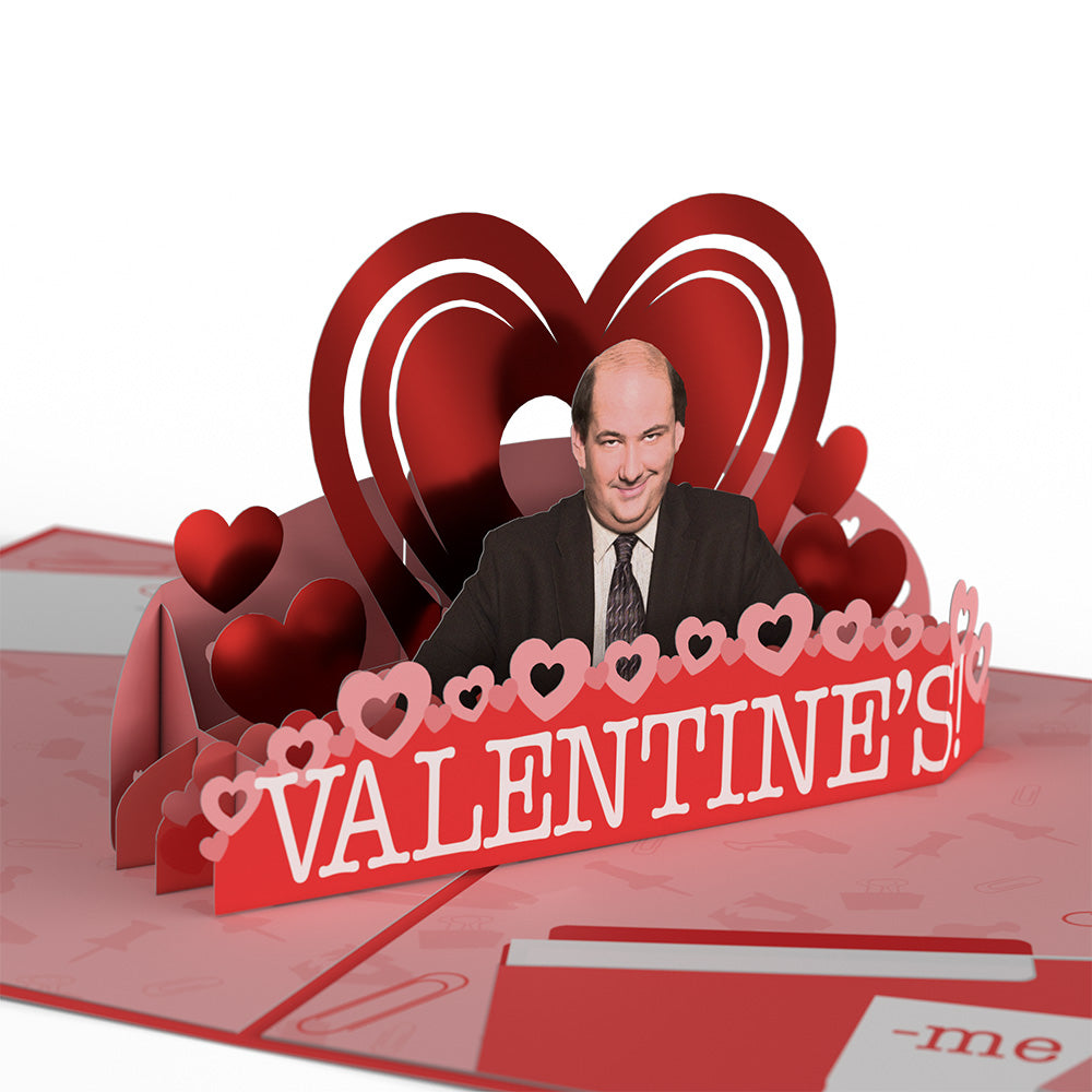 The Office Kevin Valentine Pop-Up Card