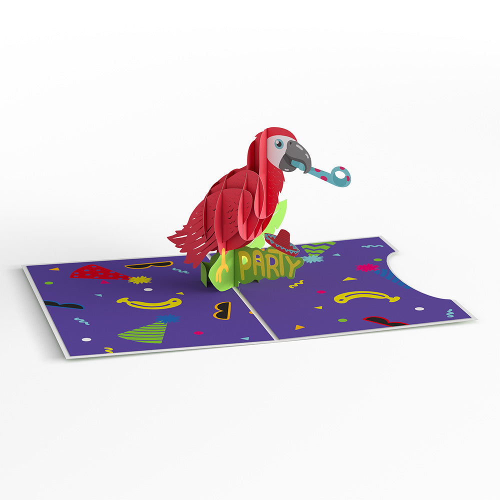 Birthday Party Animals 4-in-1 Nesting Card