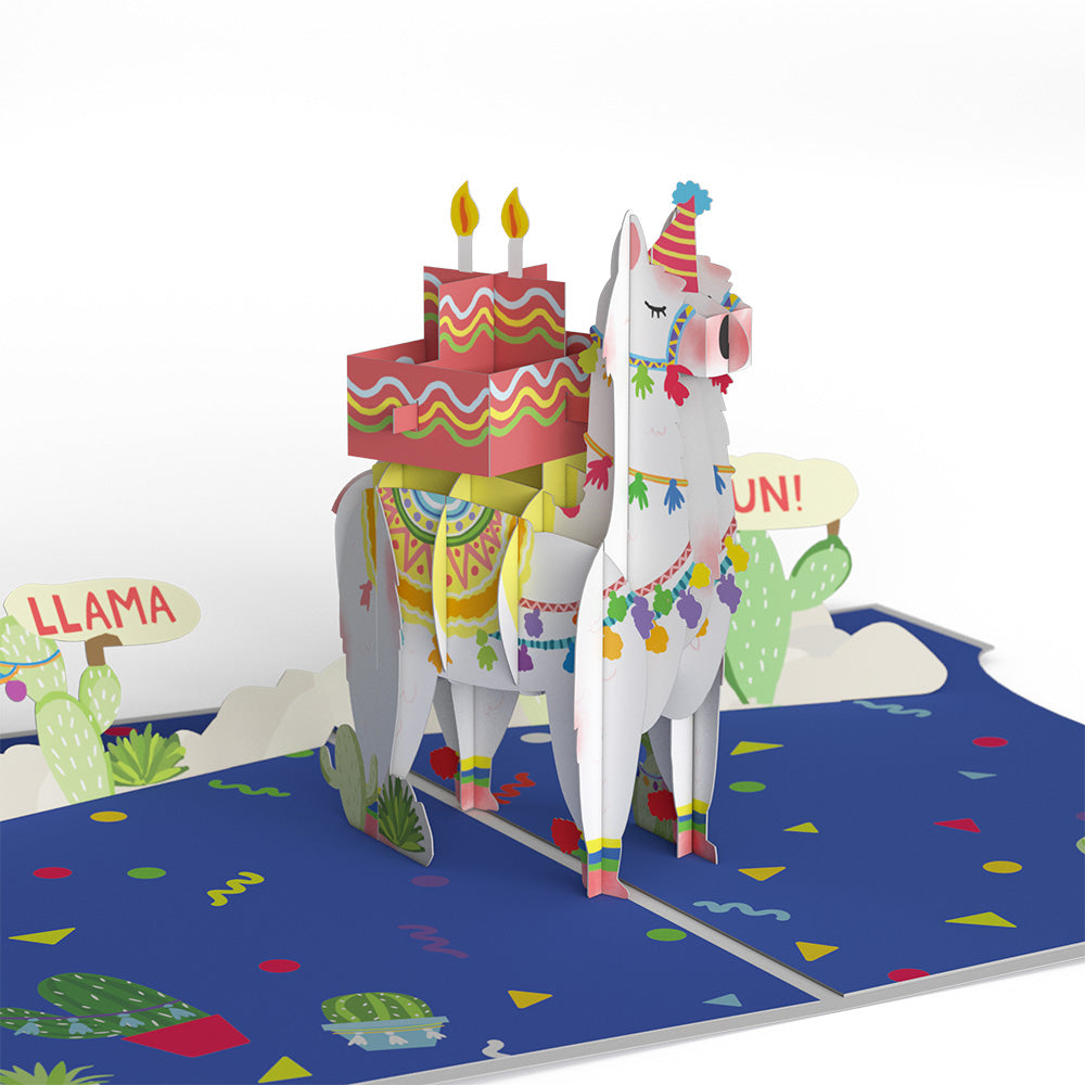 Birthday Party Animals 4-in-1 Nesting Card