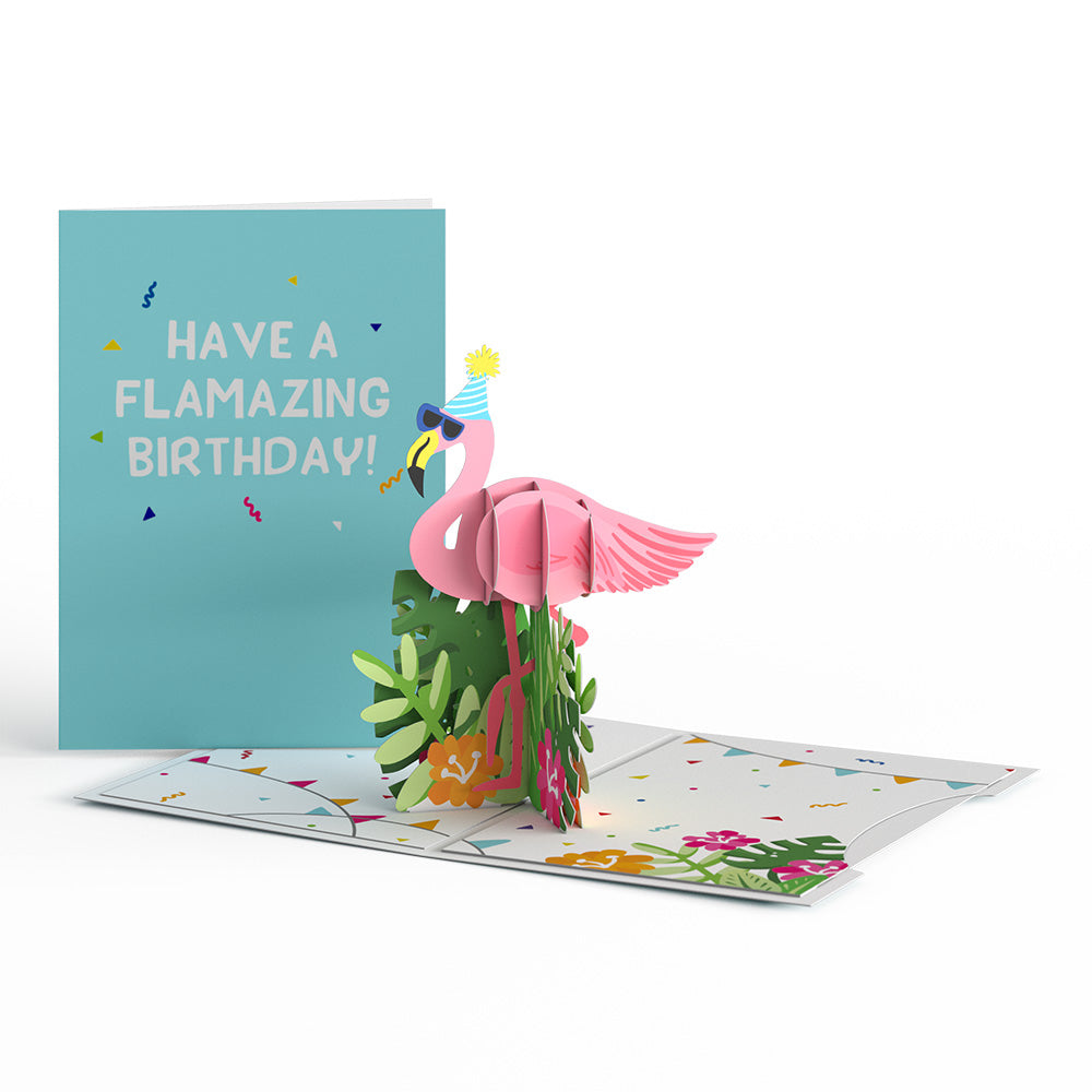 Birthday Party Animals 4-in-1 Nesting Card