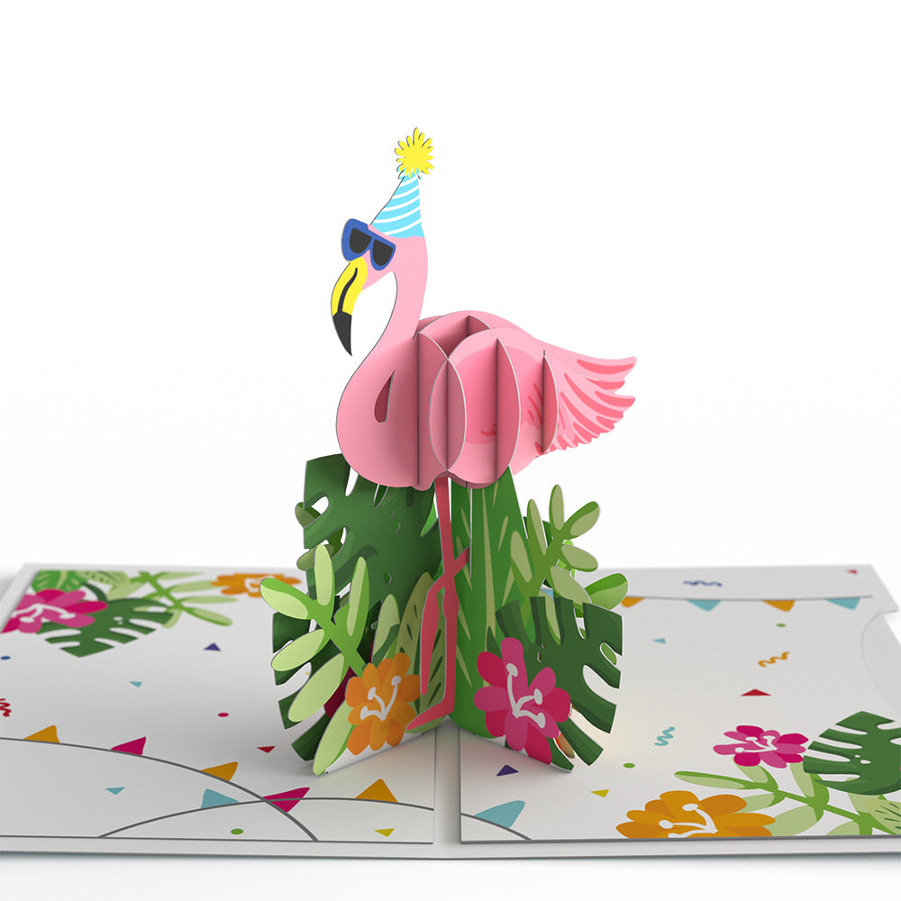 Birthday Party Animals 4-in-1 Nesting Card
