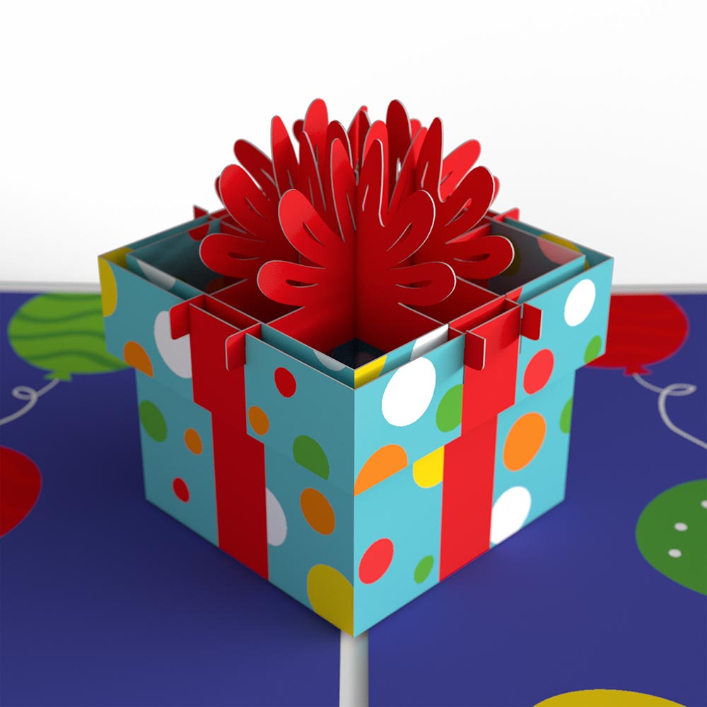 Happy Birthday Endless Surprises Nesting Card