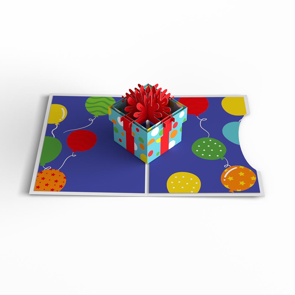 Happy Birthday Endless Surprises Nesting Card