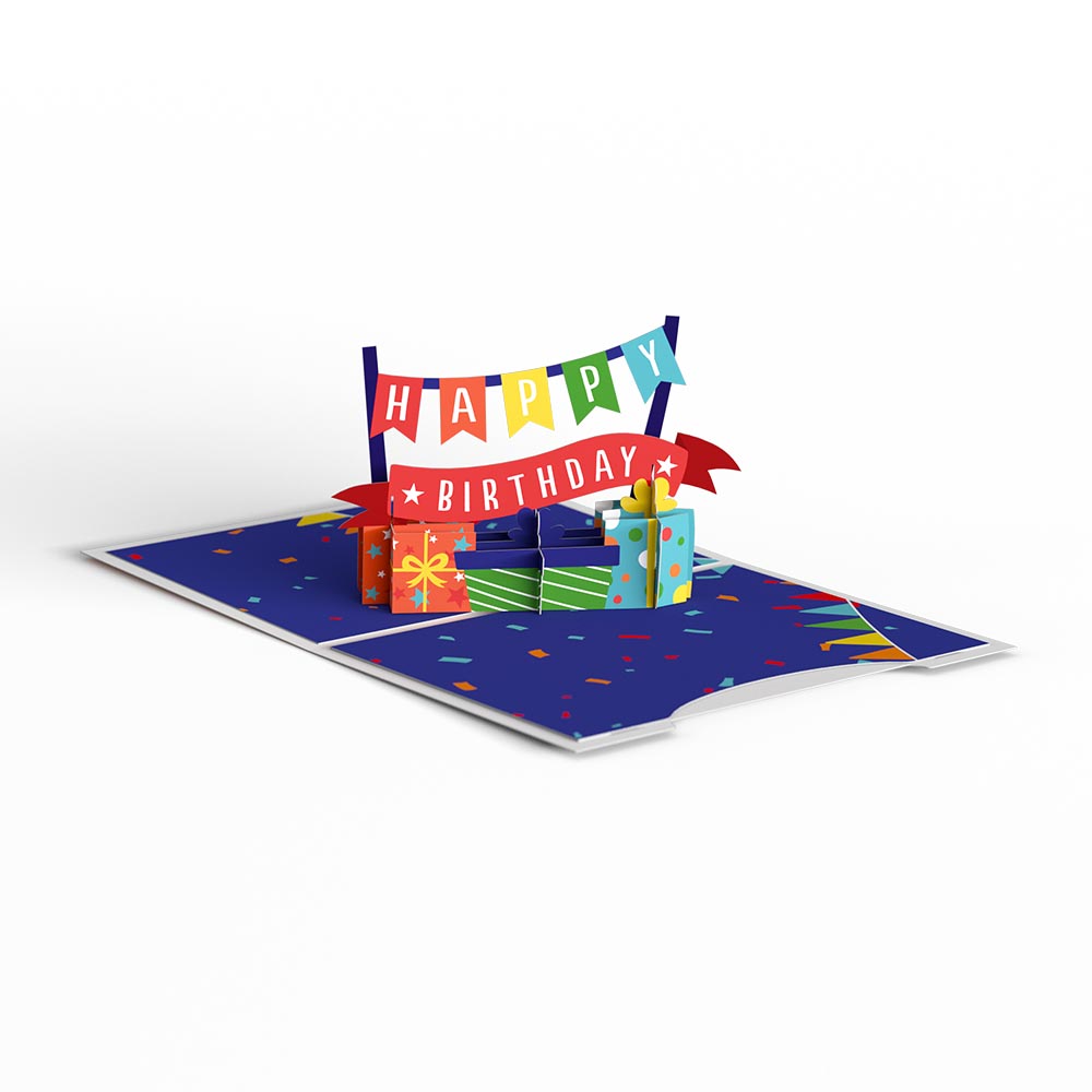 Happy Birthday Endless Surprises Nesting Card