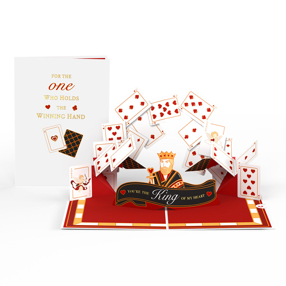 King of My Heart Pop-Up Card