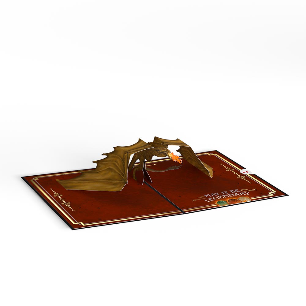 House Of The Dragon Happy Name Day Pop-Up Card