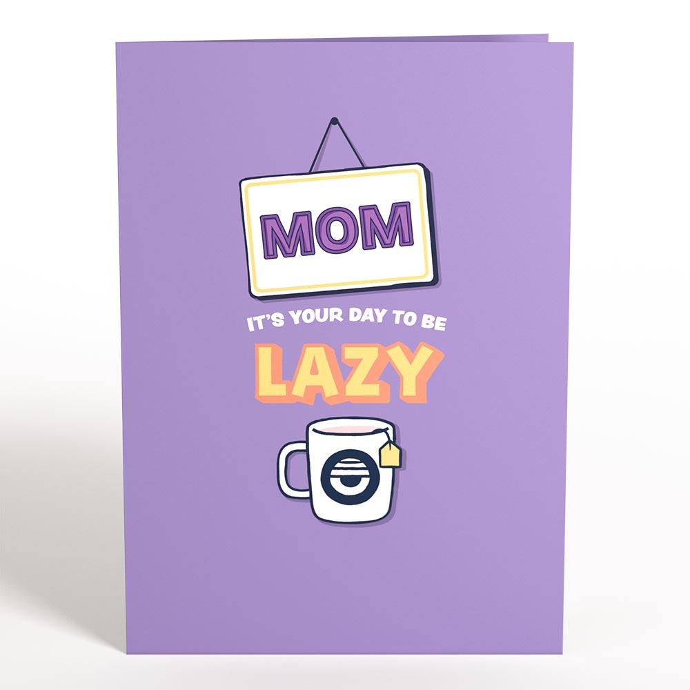 Minions Lazy Mother's Day Pop-Up Card