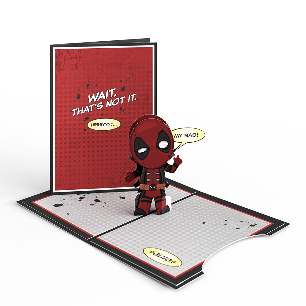 Marvel Deadpool Birthday Nesting Card