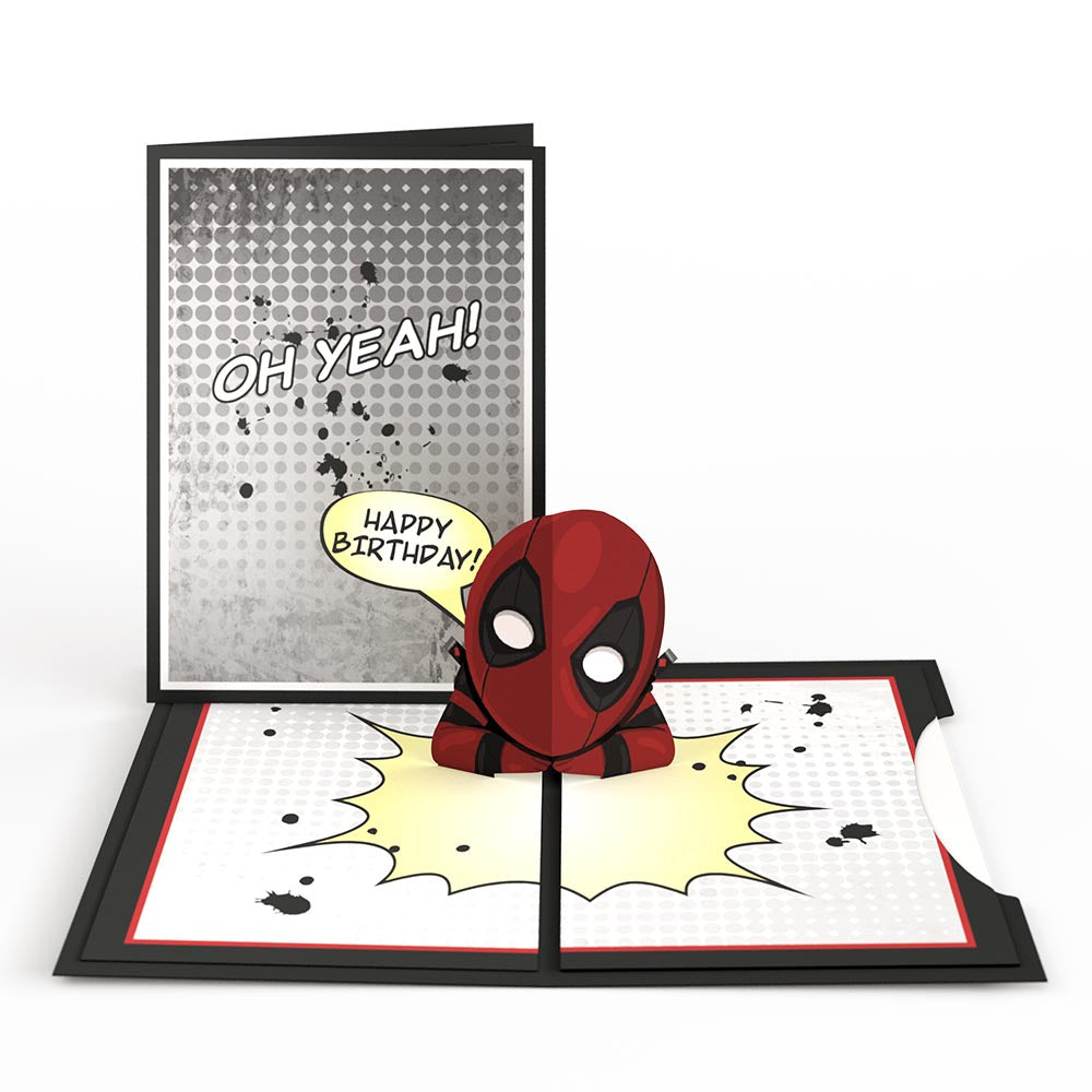 Marvel Deadpool Birthday Nesting Card